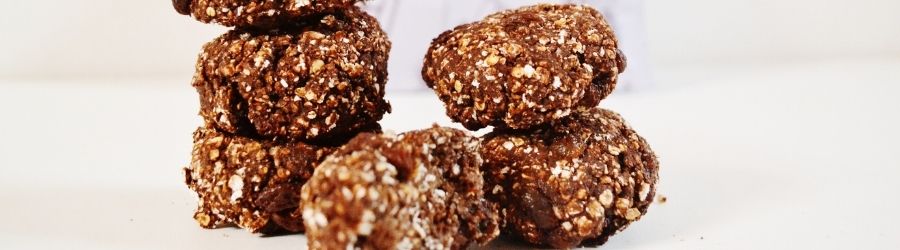 Vegan chocolate protein cookies