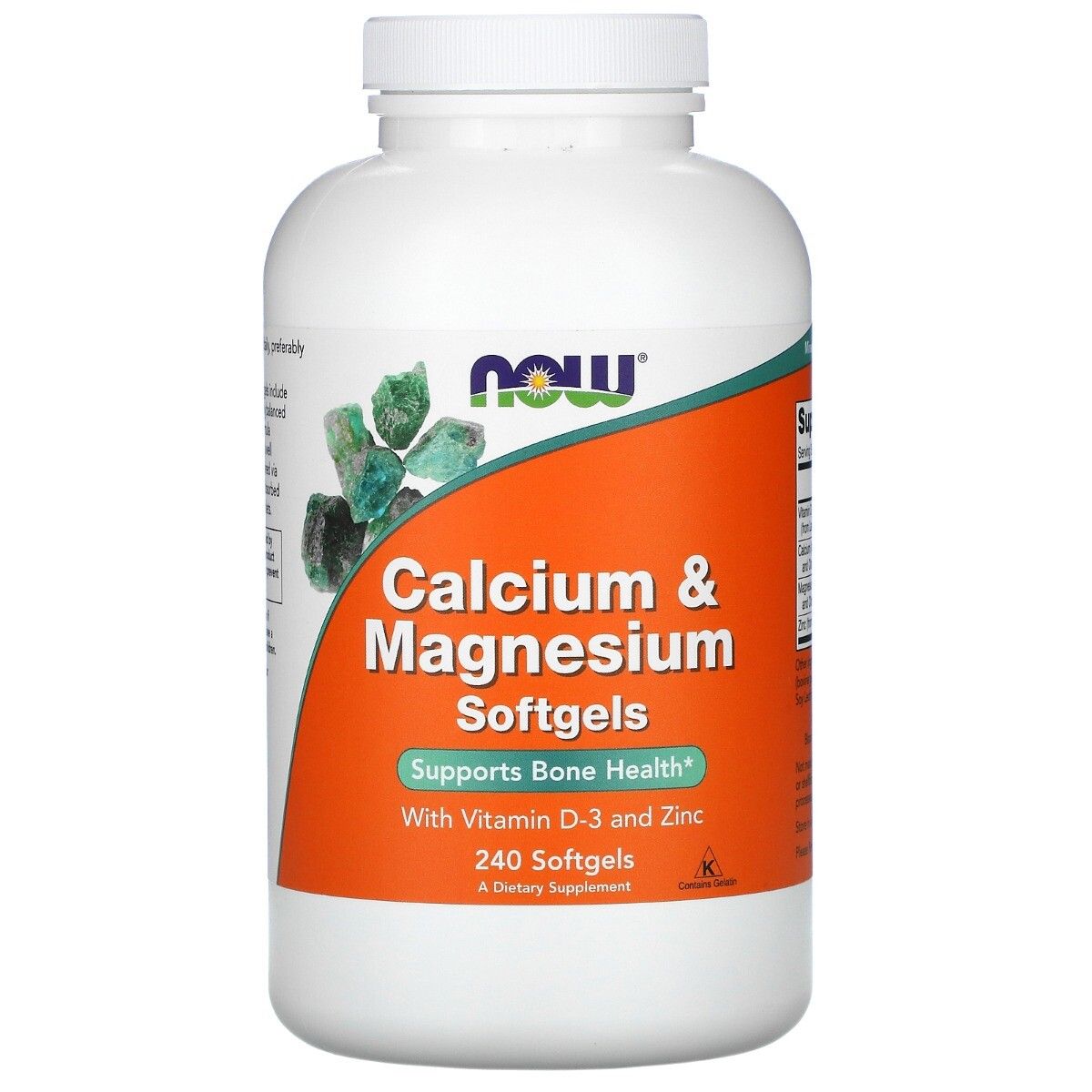 Londen bloemblad Verst NOW Foods Calcium & Magnesium w/Vitamine D3 & Zinc|BUY NOW