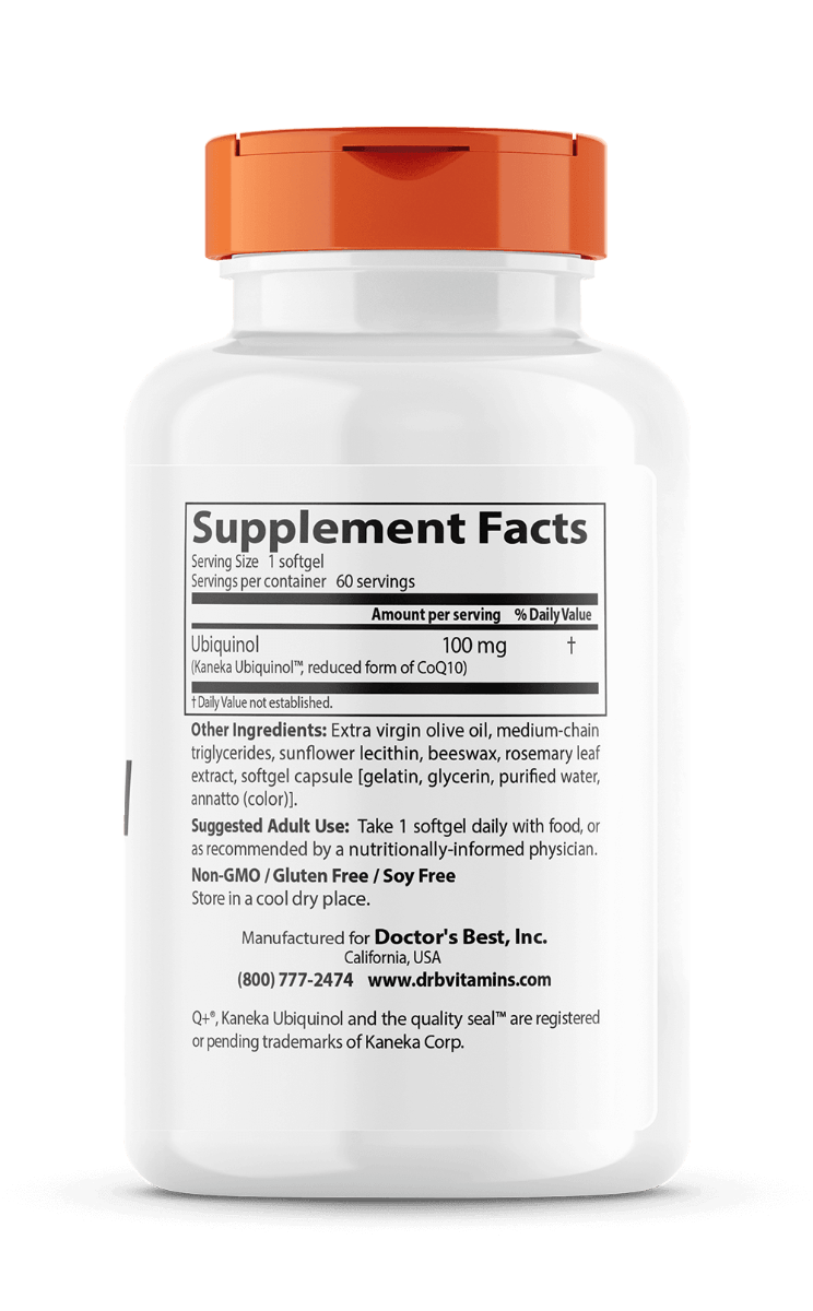 Doctor's Best Ubiquinol 60 softgels | Best Price