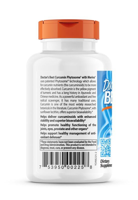 Doctor's Best Curcumine Fytosoom Meriva® 60 vcaps|Best Price