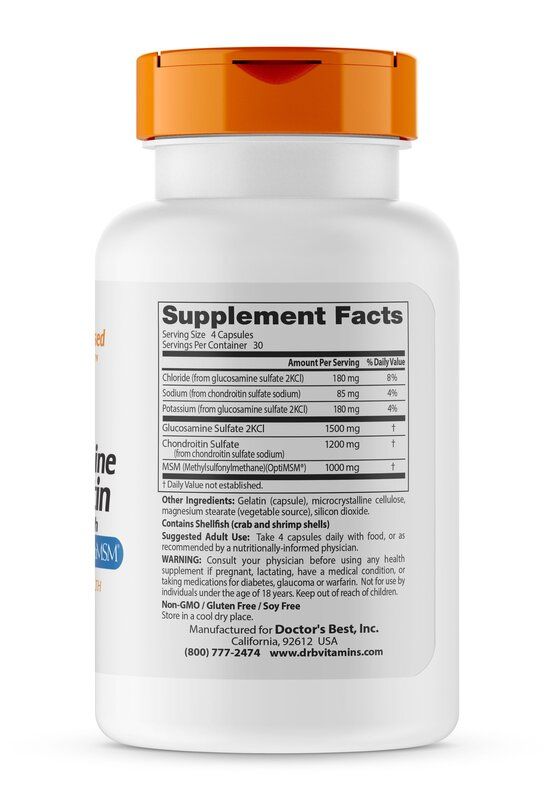 Doctor's Best Glucosamine - Chondroitin - MSM | Best Price