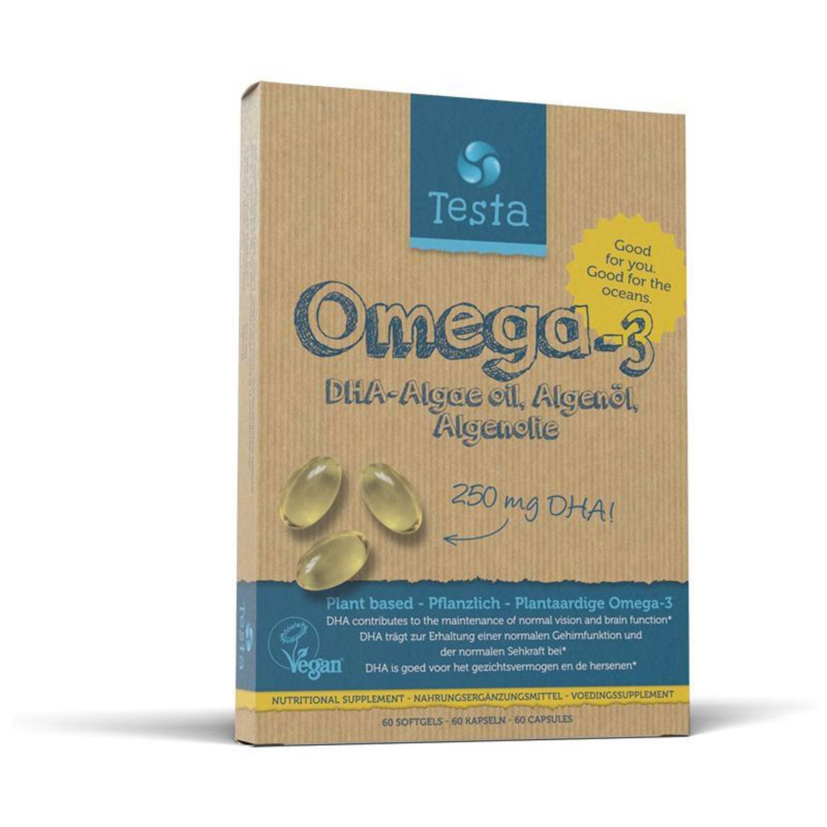 cafe Brawl vragen Testa Omega-3 DHA 60 softgels|BUY NOW