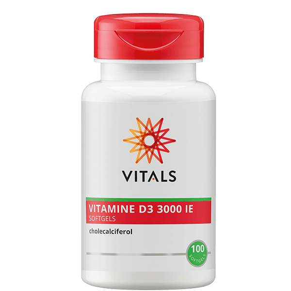 Vitals Vitamine D3 3000 IU 100 Softgels Best Price