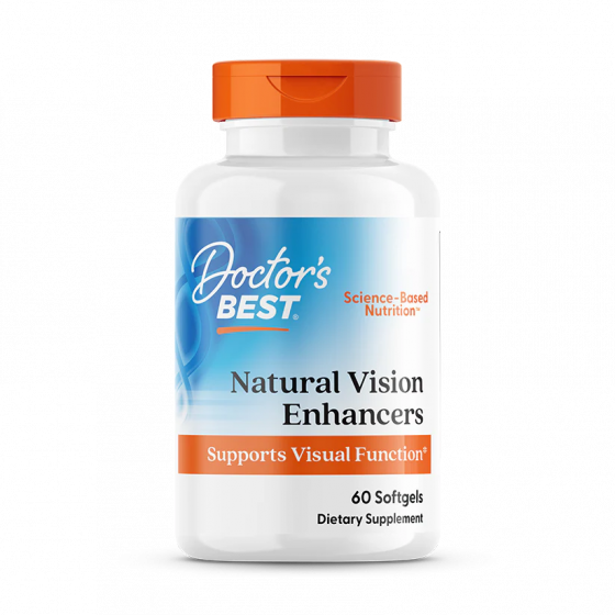 Doctor's Best - Natural Vision Enhancers met FloraGlo Lutein - 60 Softgels - OPRUIMING