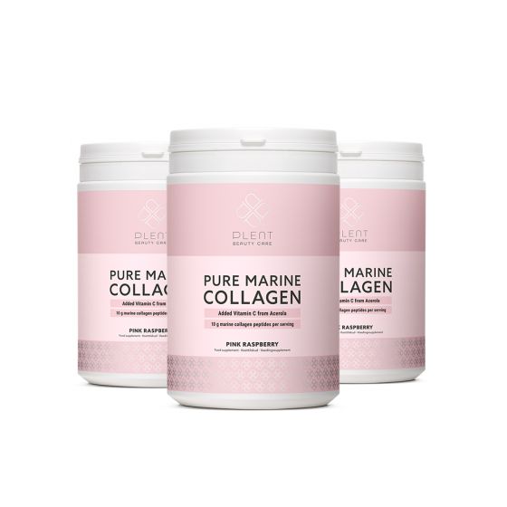 Pure Marine Collagen Pink Raspberry 3 x 300 g