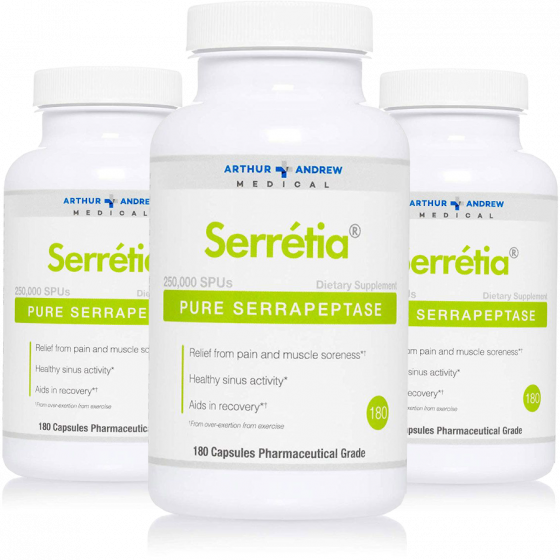 Serretia 180 caps 3 bundle