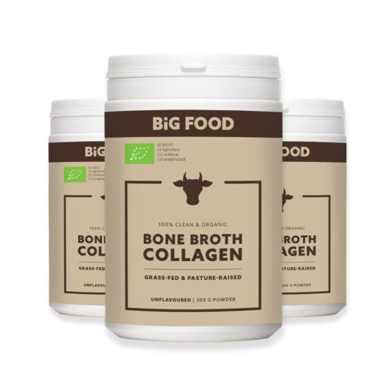 Bone Broth Collagen Organic - 3x300g - Big Food