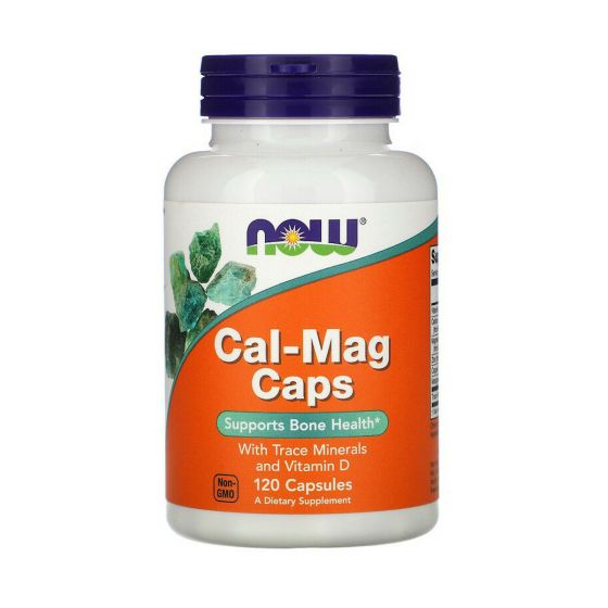 NOW - Calcium & Magnesium & Vit D - 120 caps