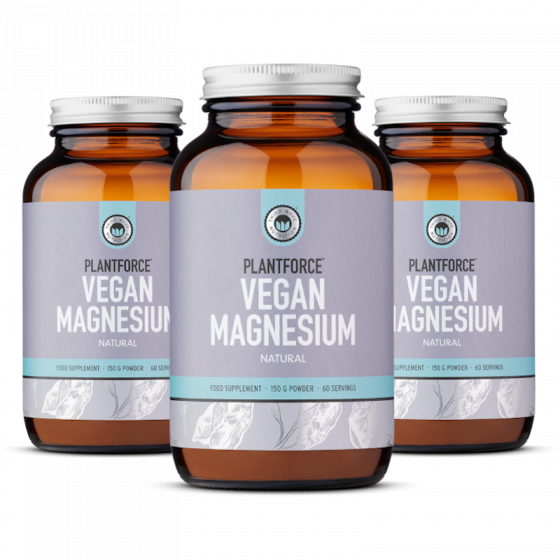 Plantforce® – Vegan Ionic Magnesium Natural – 150g Powder – Value Pack Offer