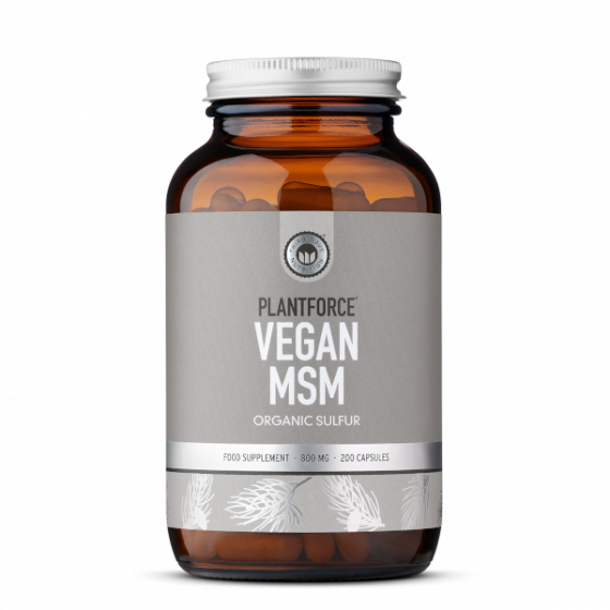 Plantforce - Vegan MSM - 200 capsules (800 mg)