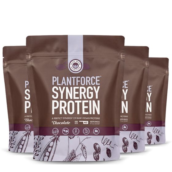 Plantforce - Synergy Protein Chocolate - 800 g - 3+1 FREE