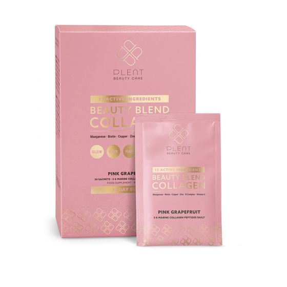 Plent Beauty Blend Collagen Pink Grapefruit 30 day supply box