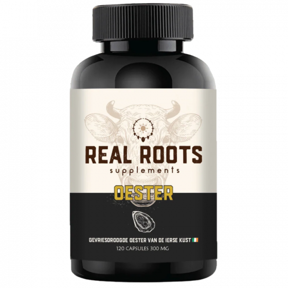 Real Roots – Oyster Capsules | 120 caps – 100% Wild Oyster from the Irish Coast