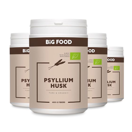 Big Food Bio Psyllium Husk Fibre – Exclusive 3+1 END OF YEAR DEAL