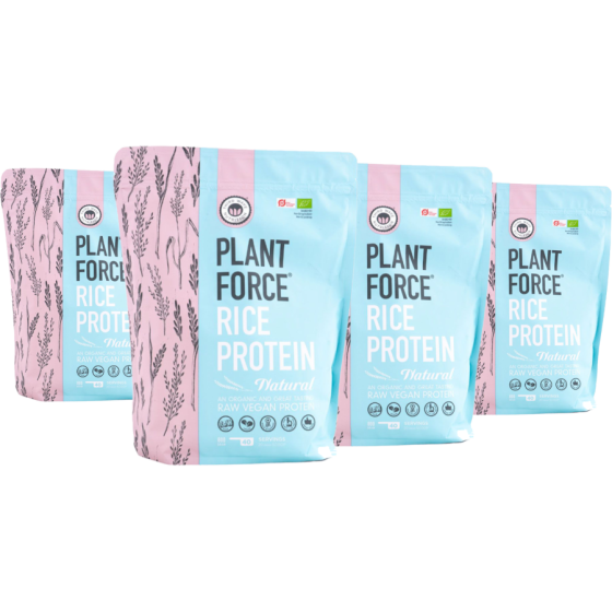 Plantforce Rice Protein BIO Natural (800 g | 40 servings) – 3 + 1 FREE – END OF YEAR DEAL