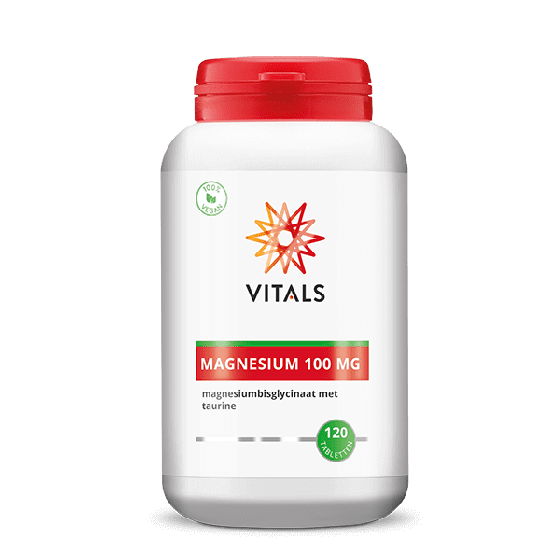 Vitals - Magnesium (100mg) with Taurine - 120 Tablets