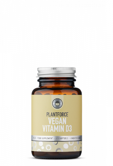 Plantforce - Vegan Vitamine D3 - 120 softgels (50 μg/2000 IU)