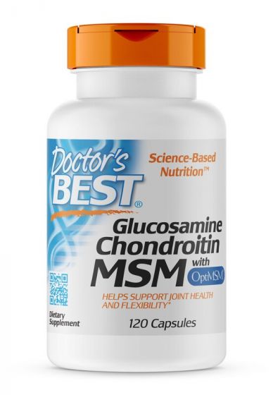 Doctor's Best - Glucosamine - Chondroitin - MSM - 120 caps