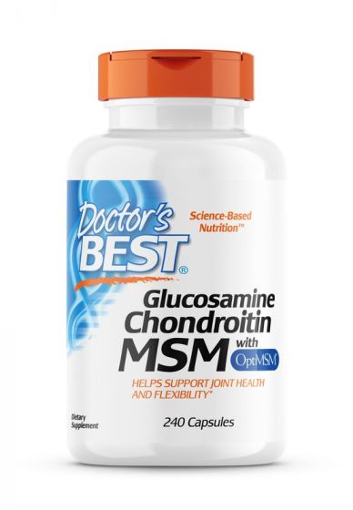 Doctor's Best - Glucosamine - Chondroitin - MSM - 240 caps