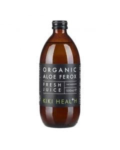 Kiki Health – Organic Aloe Ferox Juice – 100% Pure, Unfiltered & Undiluted – 500ml