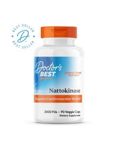 Doctor's Best - Nattokinase - 90 V-Caps (2,000 FU)