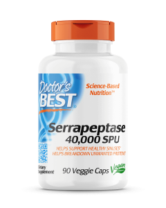 Doctor's Best - Serrapeptase - 40.000SPU - 90 v-caps.