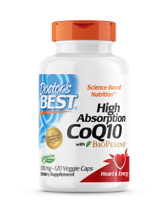 Doctor's Best - CoQ10  - 120 v-caps (100 mg)