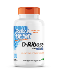 Doctor's Best - D-Ribose - 120 V-caps. (850 mg)