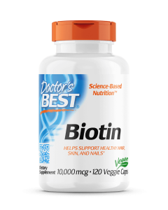 Doctor's Best - Biotin - 120 v-caps (10.000 mcg)