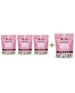 Plantforce - Synergy Proteïne Berry - 800 g - 3+1 gratis