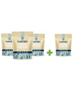 Plantforce - Synergy Proteïne Vanille - 800 g - 3+1 gratis