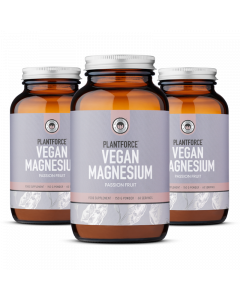 Plantforce – Vegan Magnesium Passion Fruit – 150g Ionic Powder – Value Pack Deal