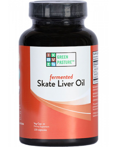 Green Pasture - Fermented Skate Liver Oil - 120 Capsules