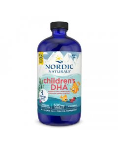 Nordic Naturals - Kinderen DHA, 530mg Omega-3 Strawberry - 473 ml