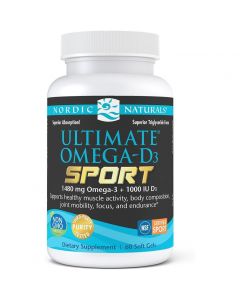 Nordic Naturals - Ultimate Omega-D3 Sport, 1480mg Lemon - 60 softgels