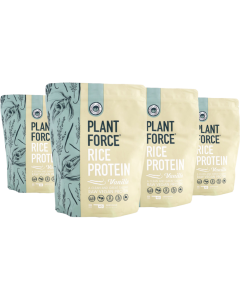 Plantforce Rice Protein Vanilla – 4 x 800 g (3+1 Free) – Plant-Based Protein Powder