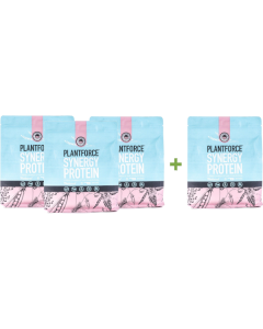 Plantforce - Synergy Proteïne Natural - 800 g - 3+1 gratis