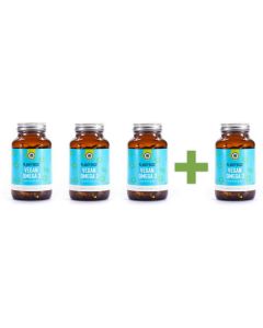 Plantforce - Vegan Omega-3 Algae Oil - 120 softgels (3+1 free)