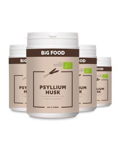 Big Food - Psyllium Husk Fiber - 800 g (3+1 FREE)