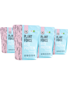 Plantforce Rice Protein BIO Natural (800 g | 40 servings) – 3 + 1 FREE – END OF YEAR DEAL