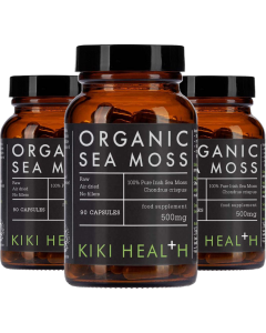 KiKi Health - Irish Sea Moss - Bio – 3 x 90 Vegicaps Voordeelbundel