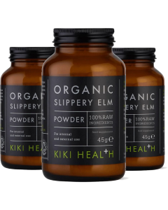 Kiki Health - Slippery Elm Powder Organic - 3 x 45 gram Voodeelbundel