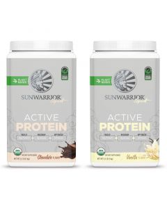Sunwarrior - Active Protein - Chocolate & Vanille bundel - 2 x 1 KG