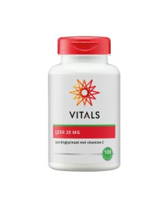 Vitals - Iron Bisglycinate - 100 capsules (25mg)