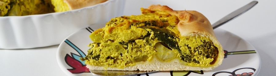 Vegan quiche recipe