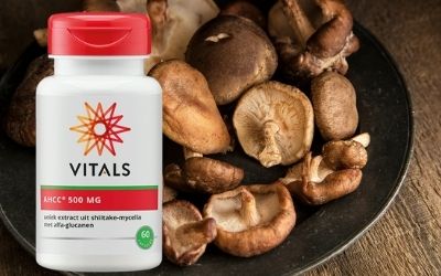 NEW: Vitals AHCC, extract from shiitake mycelia with alpha-glucans