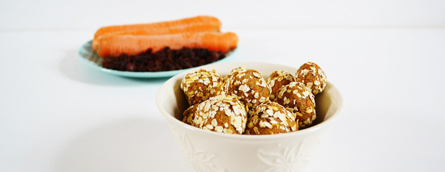 Recipe vegan raw carrot balls