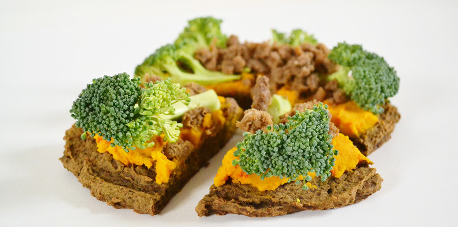 vegan proteïne pizza