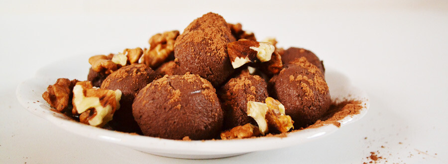 vegan proteïne truffels